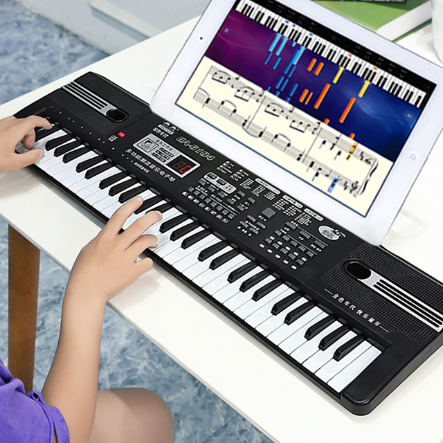 Novo 61 Teclas De Piano Digital Criança Piano Multi-função Piano Musical  Pai-jogos Para Crianças Instrumentos De Música De Treinamento - Órgão  Eletrônico - AliExpress